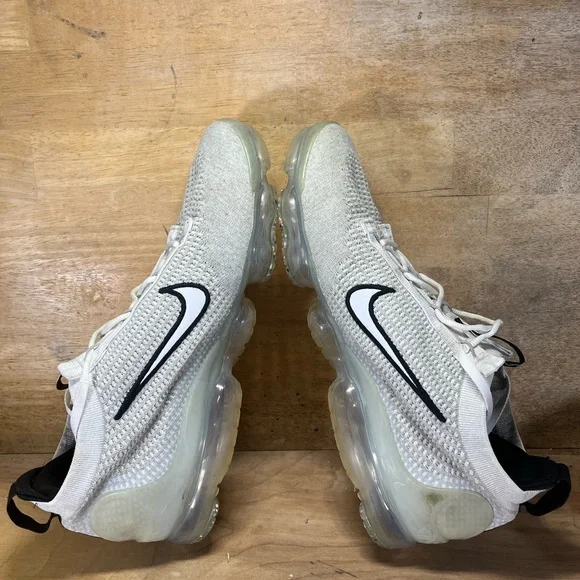 Nike Air VaporMax 2021 Flyknit Mens Size 13 Running Shoes Sneakers Gray - Picture 6 of 10